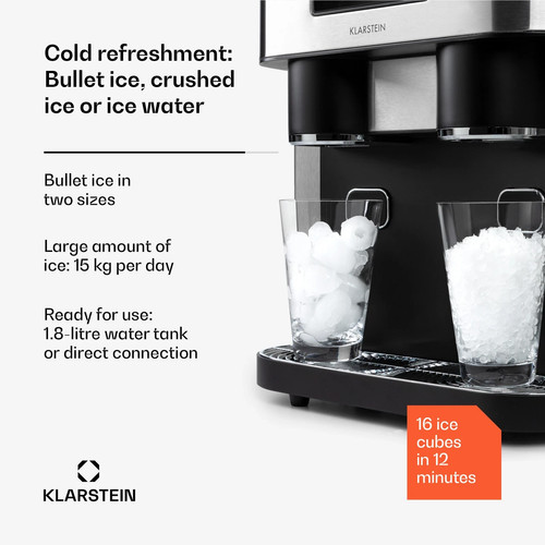 Ice cube machine maker - cube,