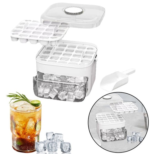 Double layer cube ice tray - double,